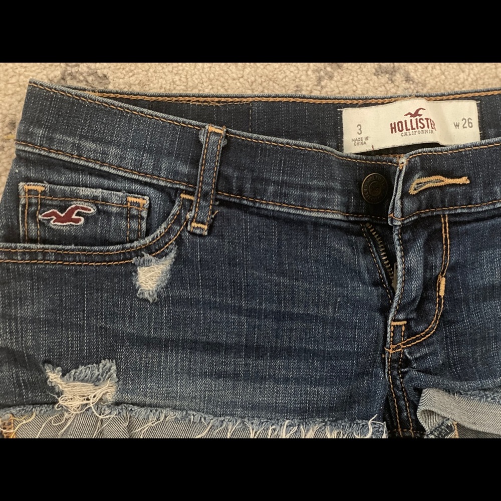 Denim Hollister shorts